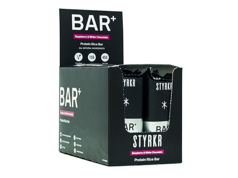 Styrkr BARPLUS Raspberry Chocolate x12 click to zoom image