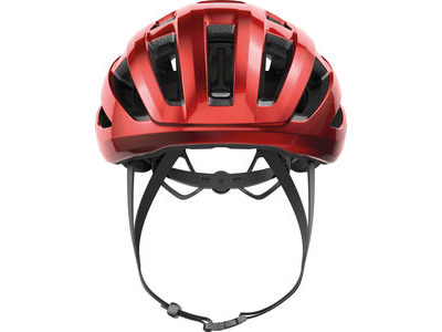 ABUS Powerdome Road Helmet in Blaze Red (Made in Italy) click to zoom image