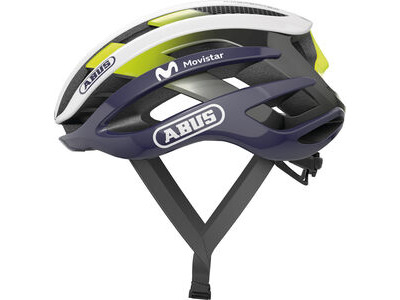 ABUS AirBreaker Road Elite Helmet in Movistar Team (Made in Italy) click to zoom image