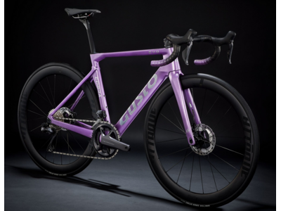 Gusto Cobra Evo Pro TE, Ultegra Di2, Carbon Wheels, Carbon cockpit X-Small Lavender  click to zoom image