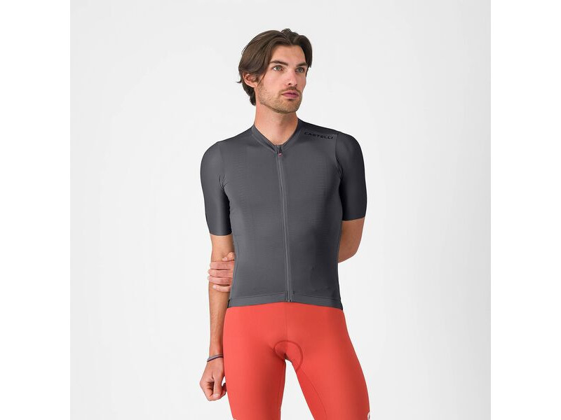 Castelli Espresso 2 Jersey Smoky Grey click to zoom image