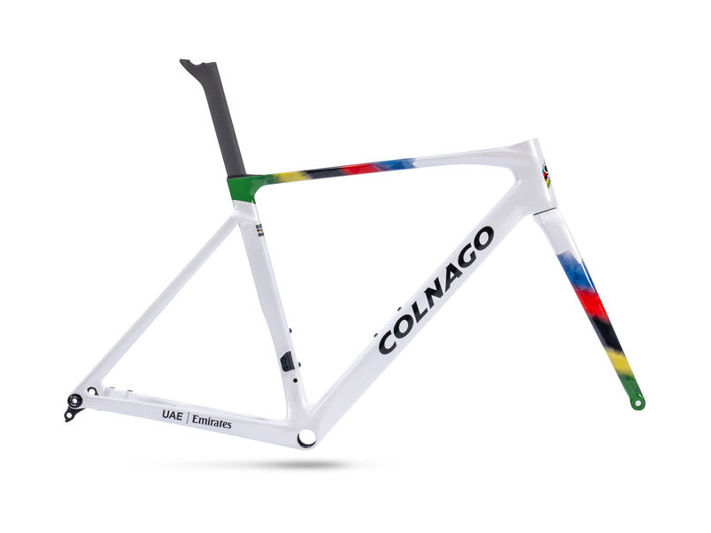Colnago V5RS Disc Carbon Road Frameset White World Champion click to zoom image