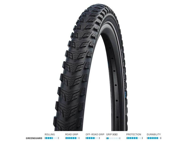 Schwalbe Marathon 365 G/Guard 700x38c Blk/Refl click to zoom image