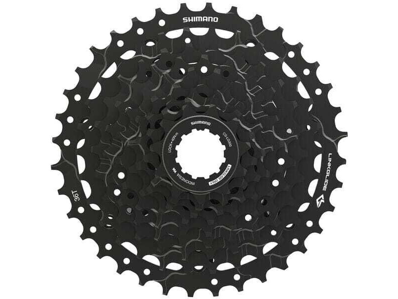 Shimano CUES CS-LG300-9 Link Glide cassette, 9-speed, 11 - 36T click to zoom image