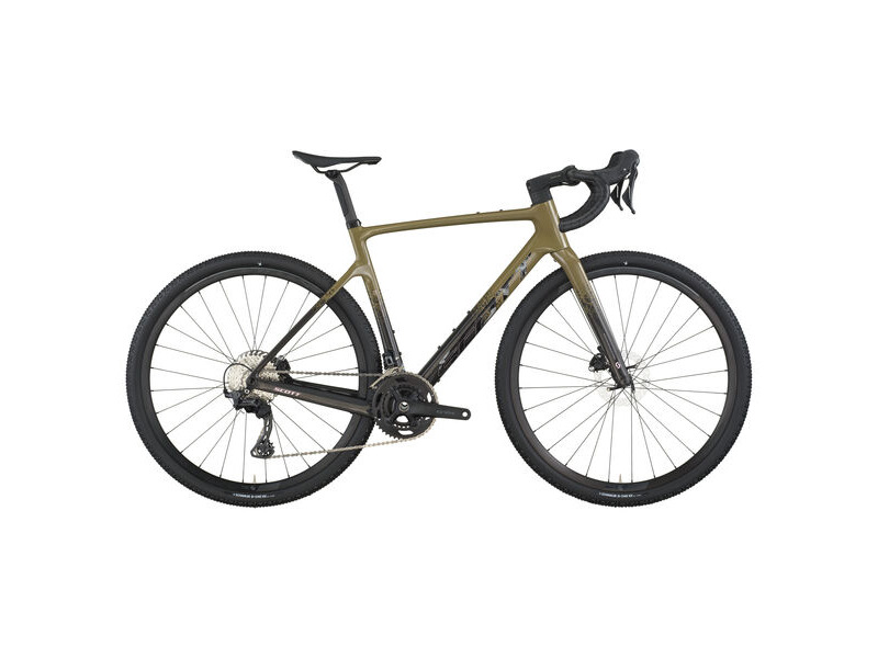 Scott Addict Gravel 40 kaki green/carbon black click to zoom image